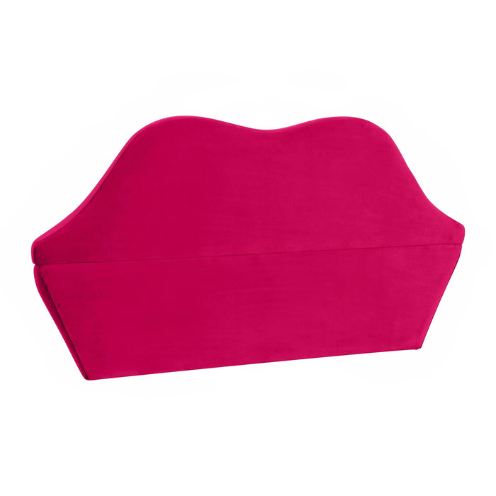 Lips 68" Performance Velvet Settee