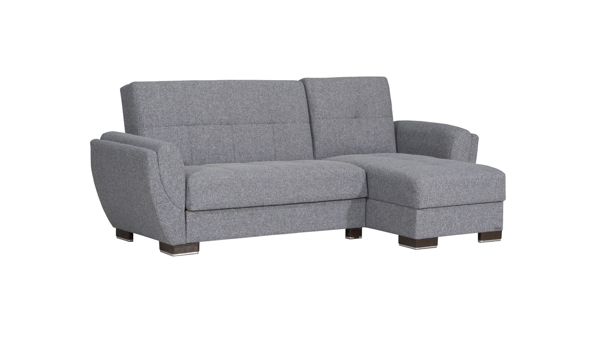 Ottomanson Armada Air Collection Upholstered Convertible Chaise Lounge with Storage