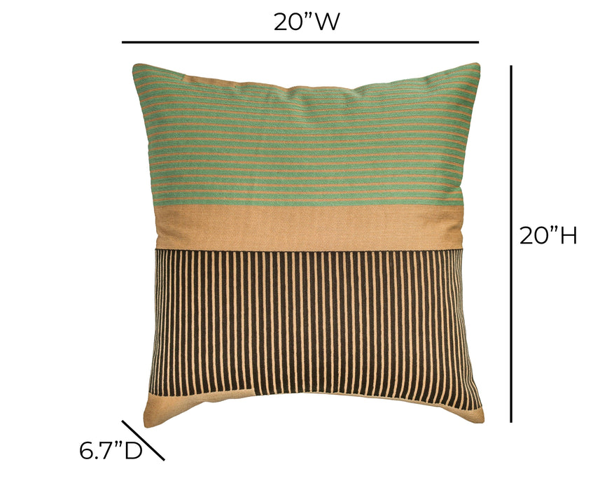 Deco 20 inch Square Throw Pillow