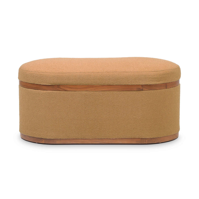Olivier Oval Storage Ottoman