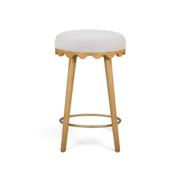 Oodle Performance Vegan Mohair Bar and Counter Stool