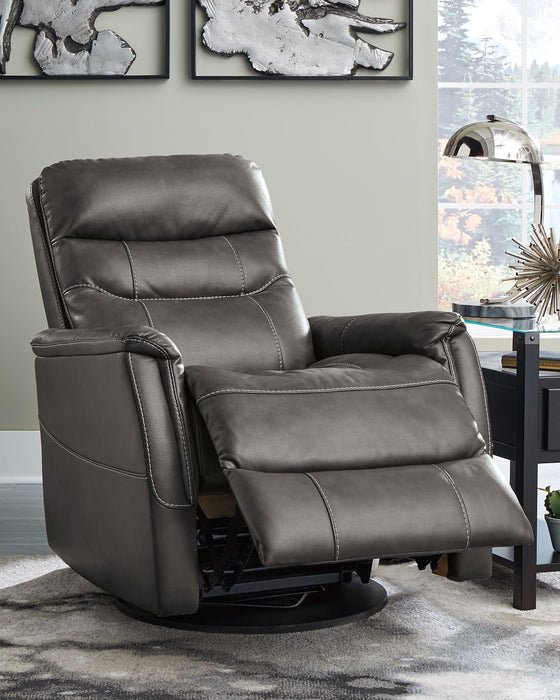 Riptyme Swivel Glider Recliner - Home And Beyond