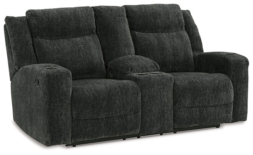 Martinglenn Reclining Loveseat with Console - Home And Beyond