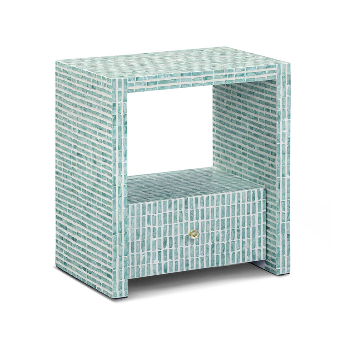 Tia 20" Mother of Pearl Nightstand