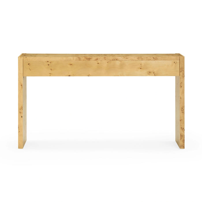 Brandyss 54" Burl Console Table