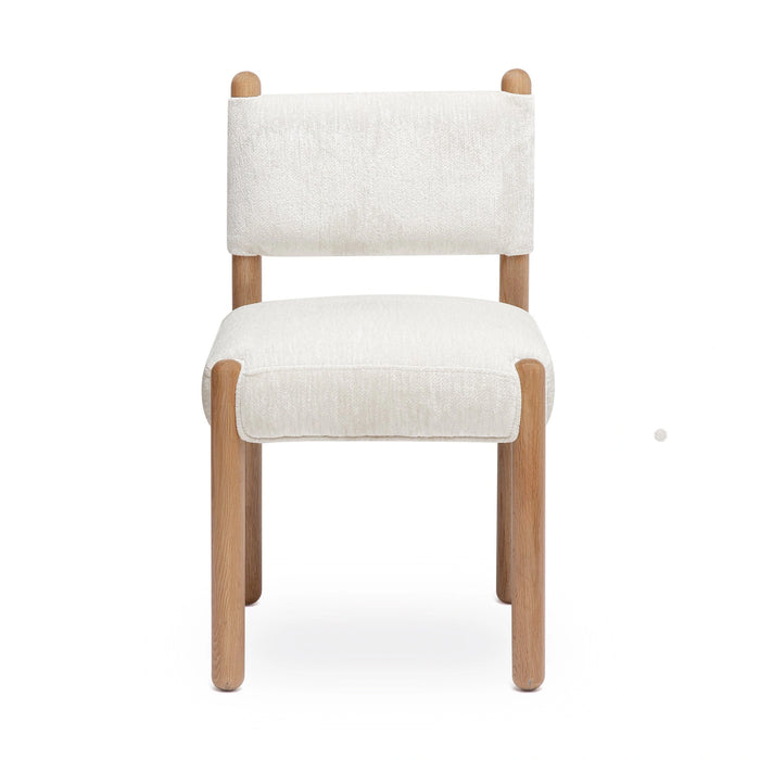 Bruno Thick Performance Chenille Straight Back Dining Chair