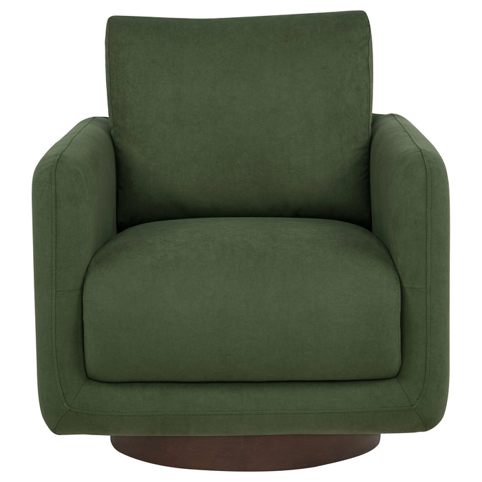 Iris Upholstered Swivel Accent Chair