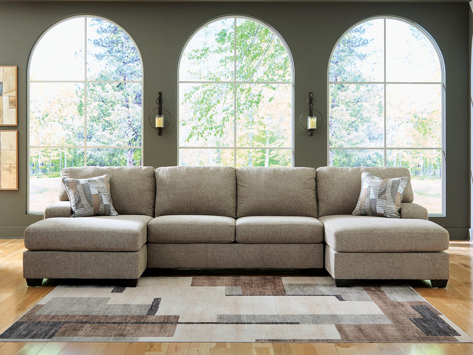 Newellen Sectional with Double Chaise - Home And Beyond