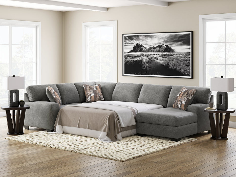 Clarington Sleeper Sectional with Chaise - Home And Beyond