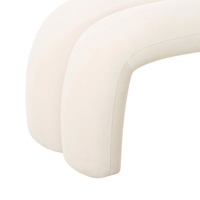 Leigh 56" Performance Velvet Channeled Bench