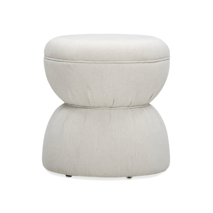 Tomlin Ruched Performance Fabric Game Ottoman