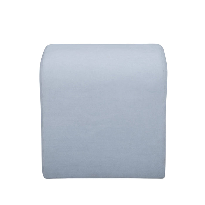 Desi Performance Velvet Ottoman