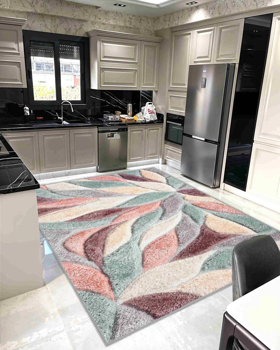 4D Shaggy Rug Design 6994
