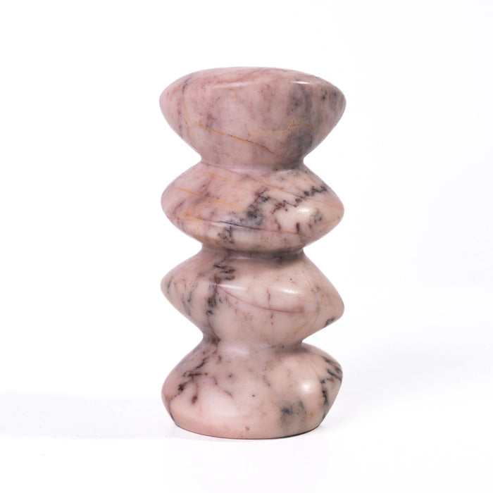 Marble Pink Cairn Decorative Object