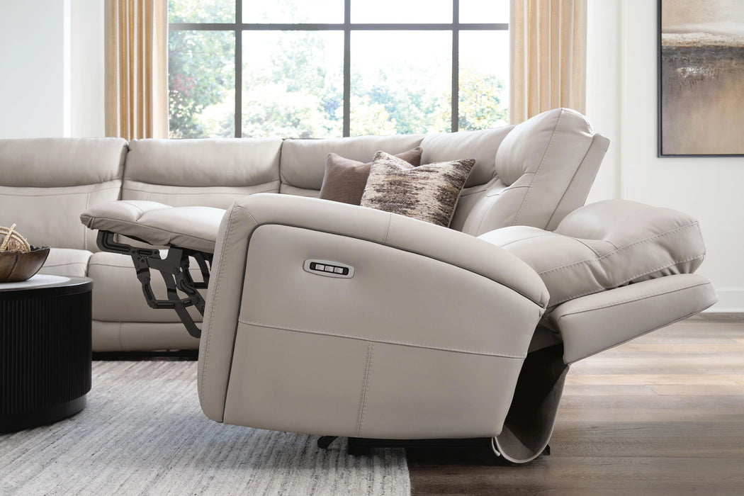 Gravier Power Reclining Sectional with Storage Console
