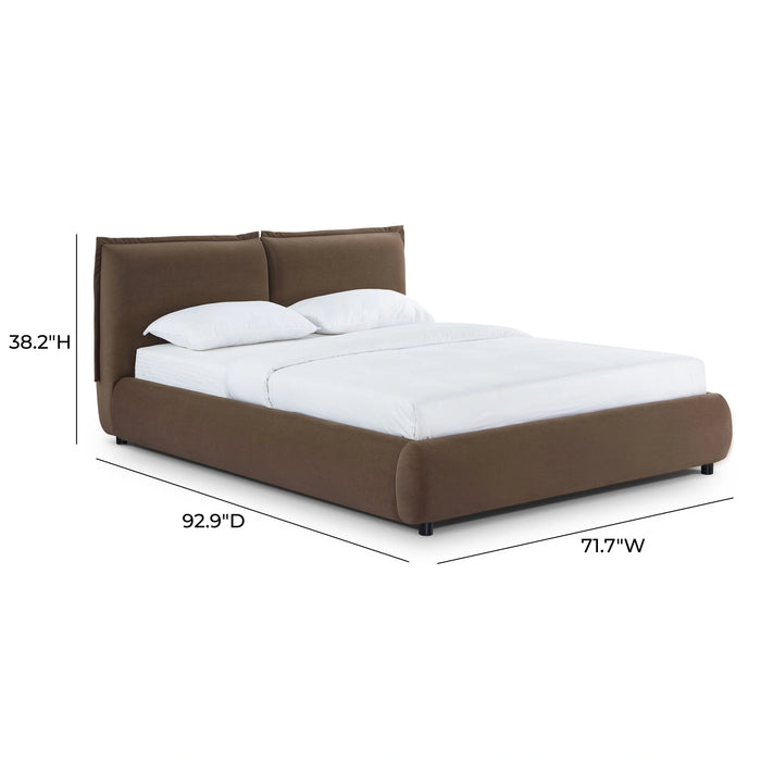 Mel Performance Faux Mohair Velvet Bed