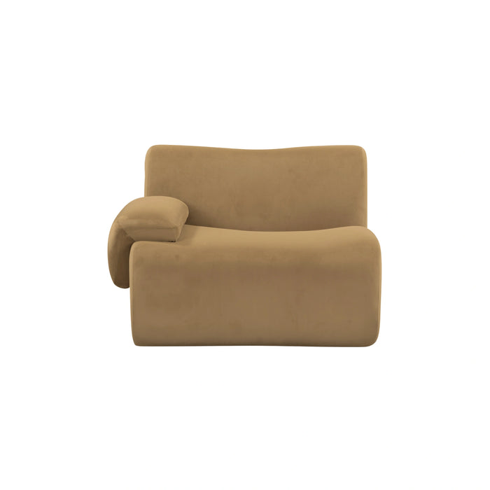 Zenith Performance Velvet Modular Corner Chair