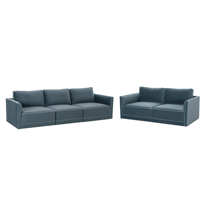 Willow 105" Performance Velvet Modular Sofa