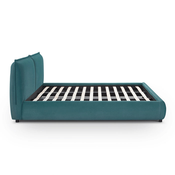 Mel Performance Faux Mohair Velvet Bed