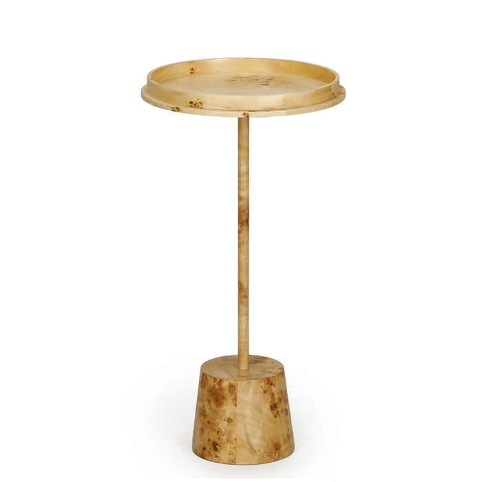 Destin Natural Burl Contract-Grade Side Table