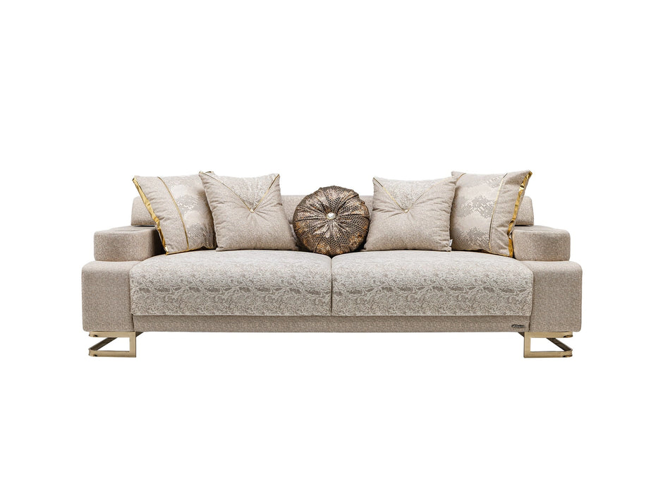 Monza Convertible Sofa Cream