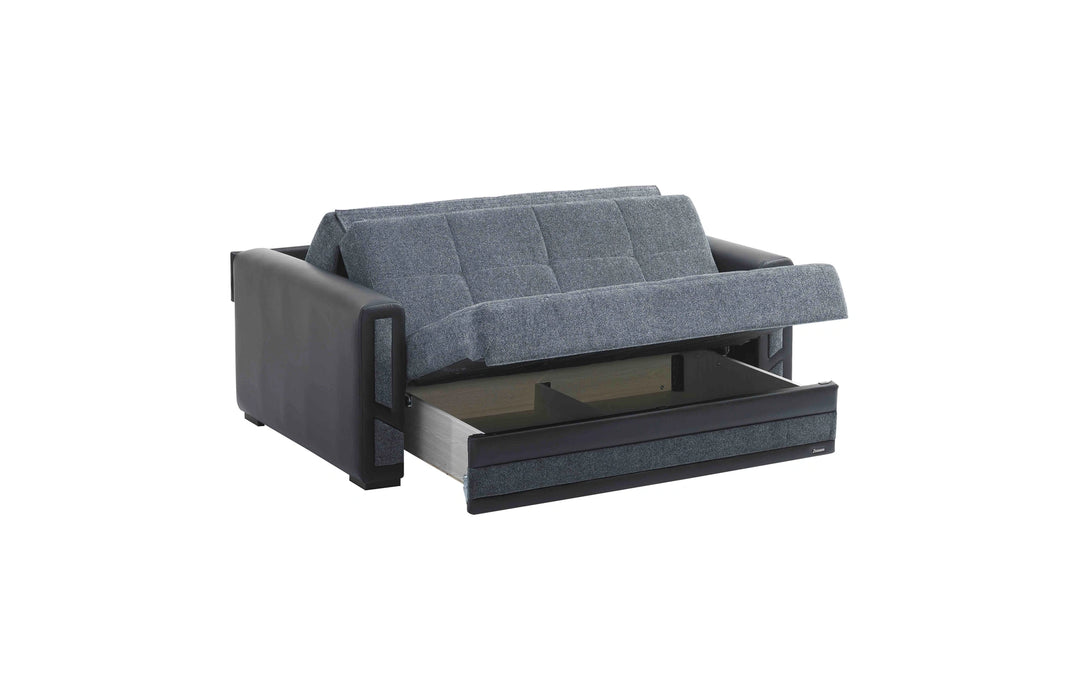 Ottomanson Mondomax Collection Upholstered Convertible Sofabed with Storage