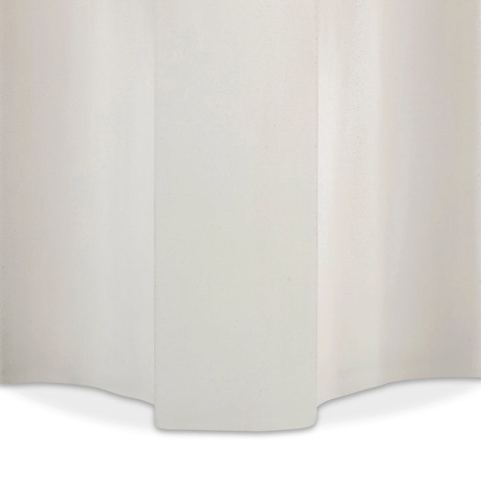 Cassandra Ivory Indoor/Outdoor Concrete Side Table