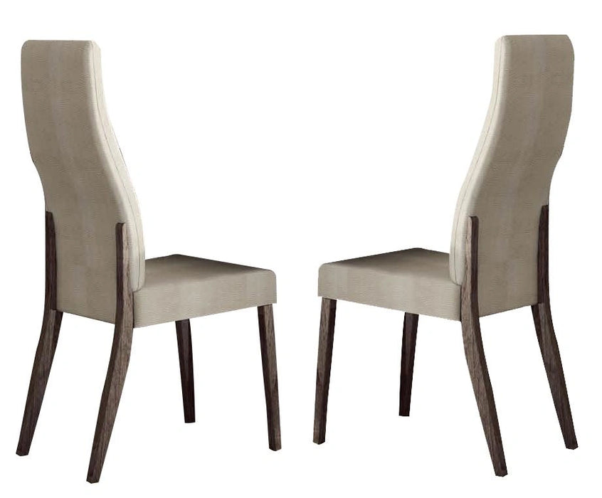 ESF Furniture Prestige Side Chair in Walnut (Set of 2)