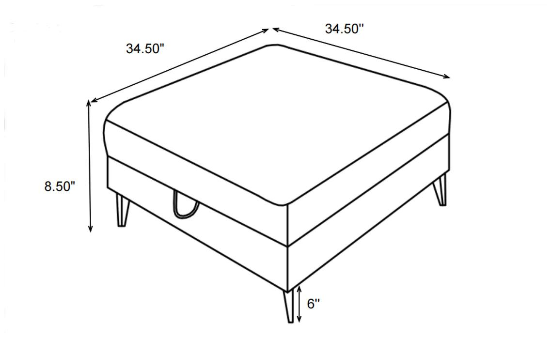 Clint Storage Ottoman