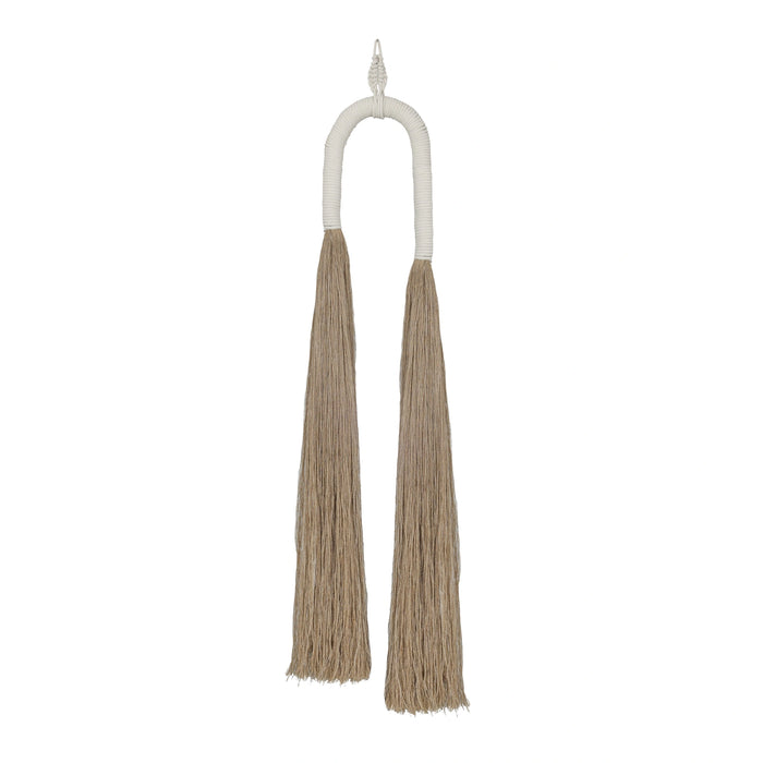 Pasha Natural Cotton Jute Tassel Wall Decor