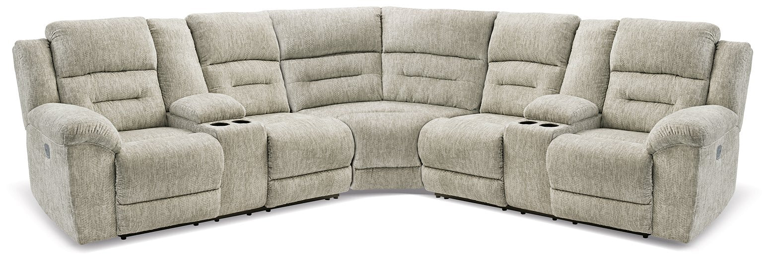 Family Den Power Reclining Sectional - Home And Beyond