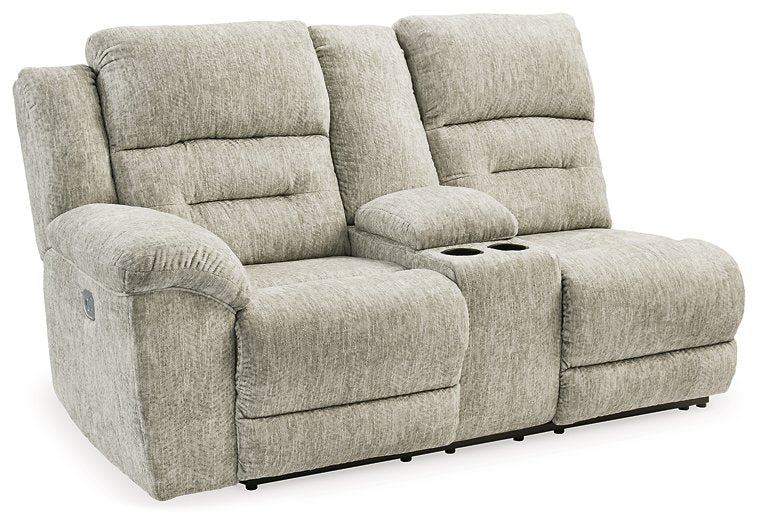 Family Den 3-Piece Power Reclining Sectional - Home And Beyond