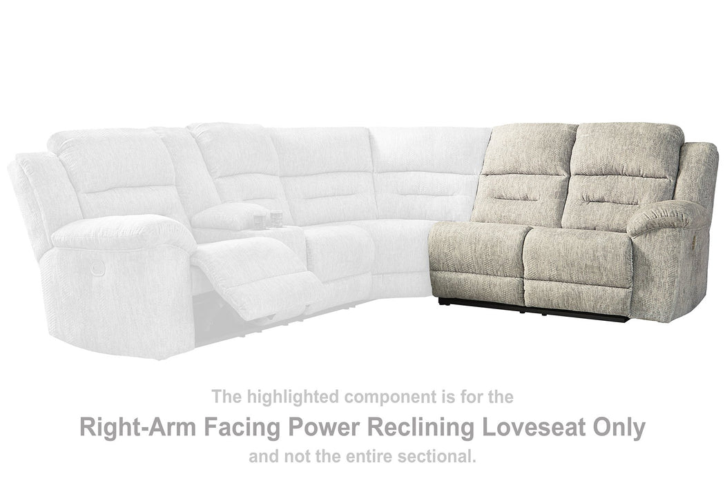 Family Den 3-Piece Power Reclining Sectional - Home And Beyond