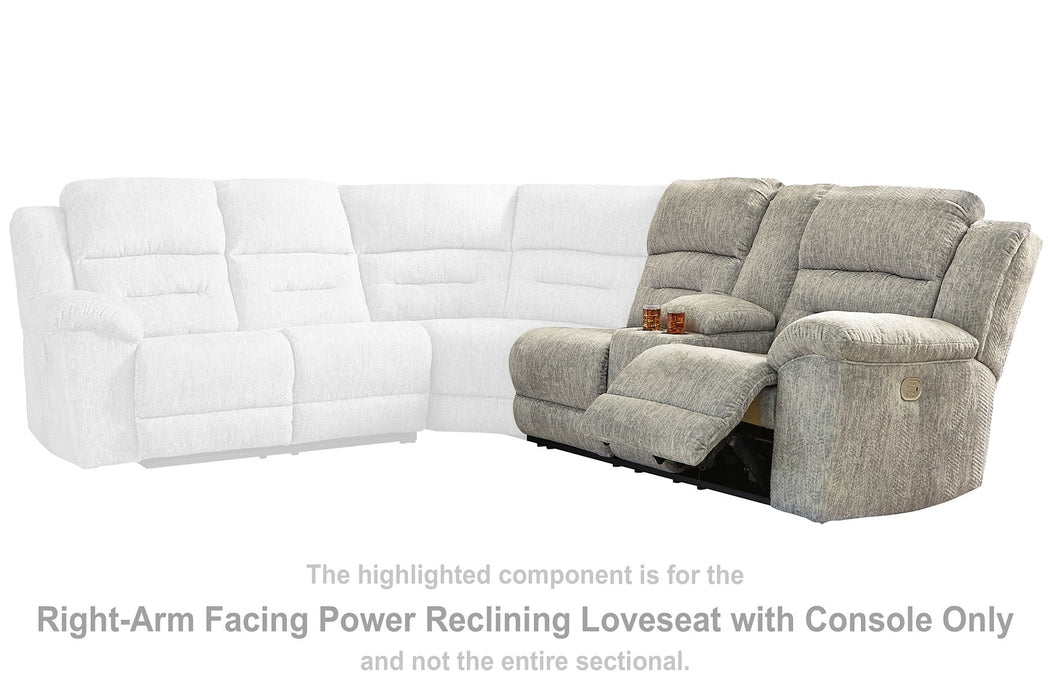 Family Den 3-Piece Power Reclining Sectional - Home And Beyond