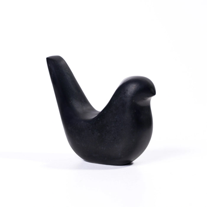 Black Marble Bird Statue