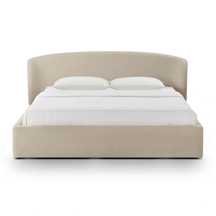 Corey Upcycled Performance Linen Storage Bed