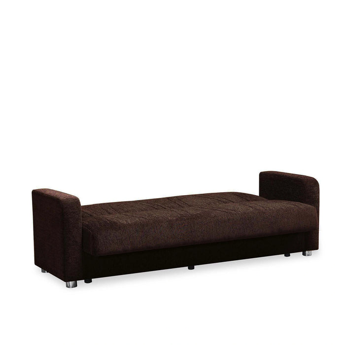 Ottomanson Elegance Collection Upholstered Convertible Sofabed with Storage