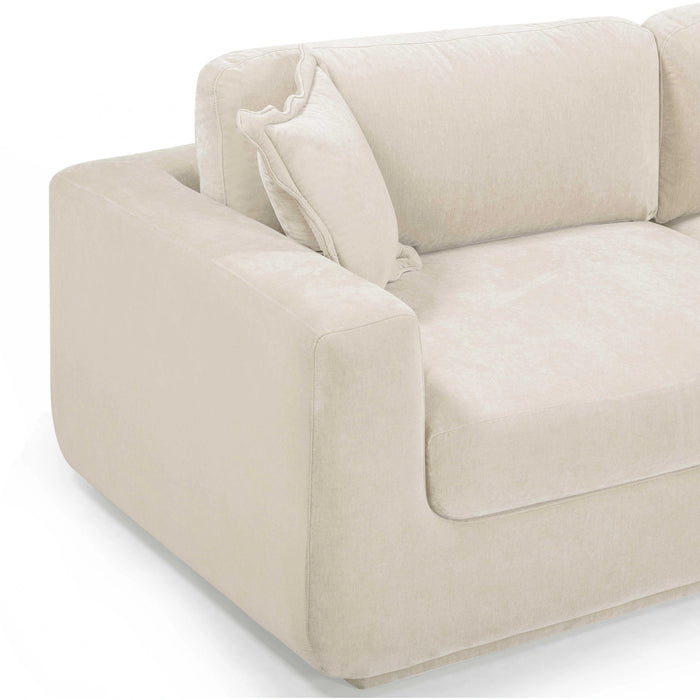 Miri 90.5" Upcycled Contract-Grade Washed Velvet Sofa