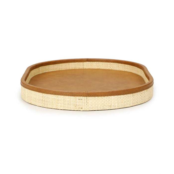 Hakiri Natural Raffia Contract-Grade Storage Tray