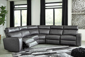 Samperstone Power Reclining Sectional - Home And Beyond