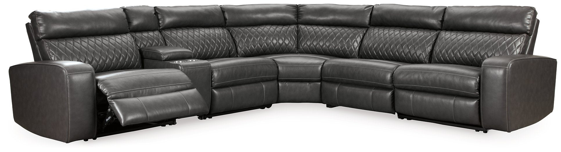 Samperstone Power Reclining Sectional - Home And Beyond