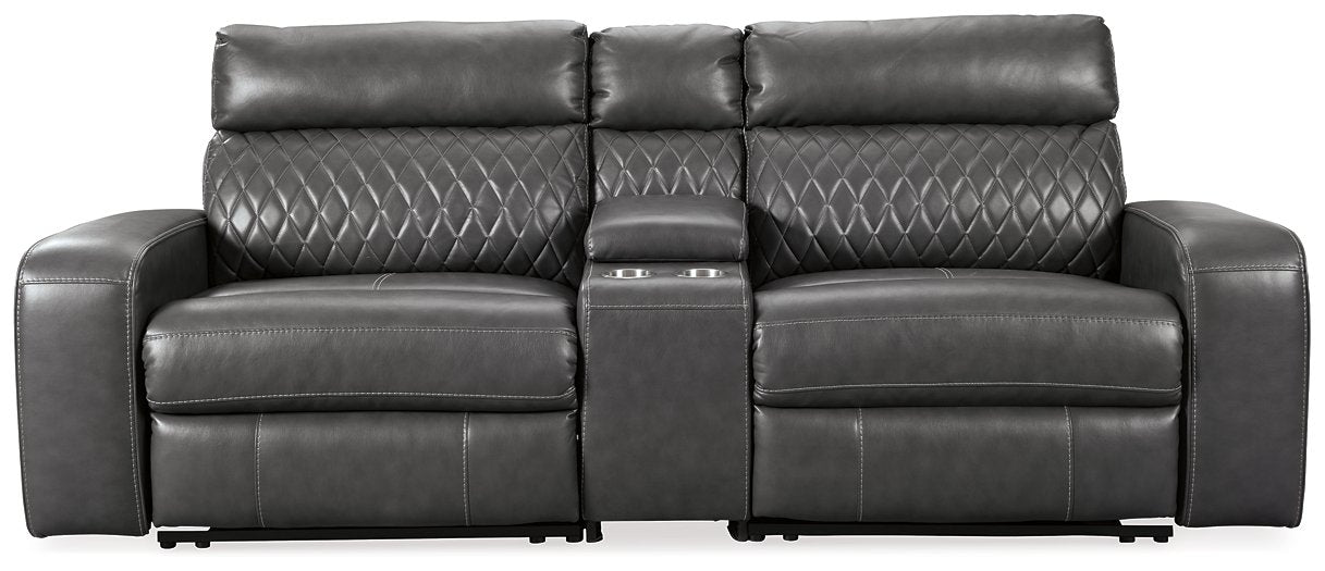 Samperstone Power Reclining Sectional - Home And Beyond
