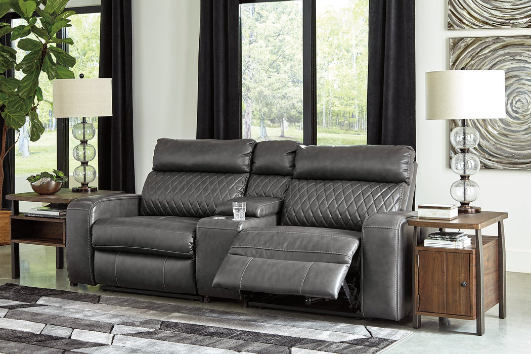 Samperstone Power Reclining Sectional - Home And Beyond