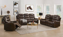 Braylon Brown PU Sofa (Motion) image