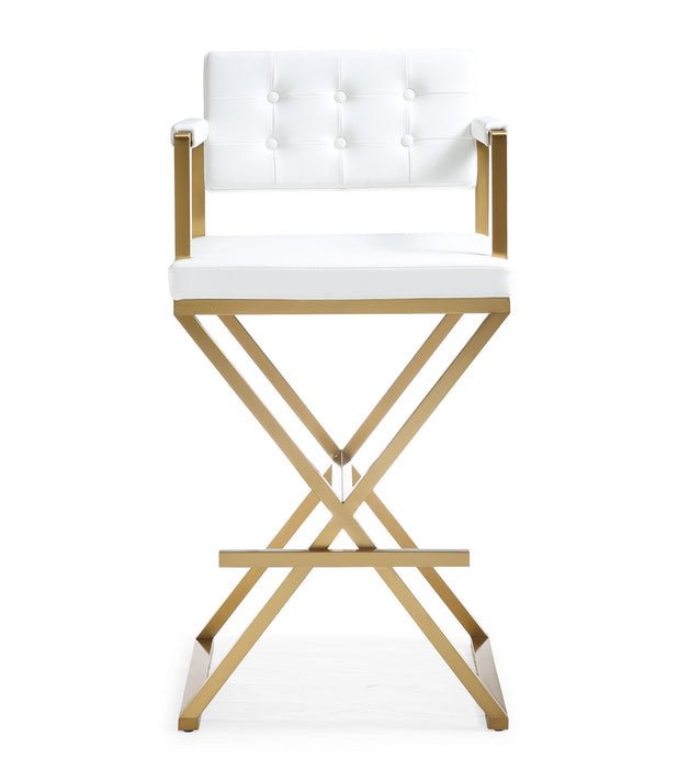 Director Performance Vegan Leather Stool