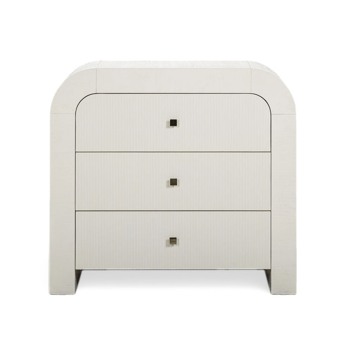 Hump 38" Arched 3-Drawer Bedside Chest
