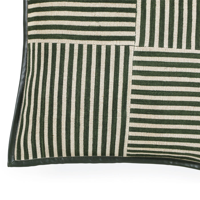 Kora 20" Cotton Jute Contract-Grade Throw Pillow