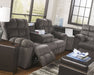 Acieona Reclining Sofa with Drop Down Table - Home And Beyond