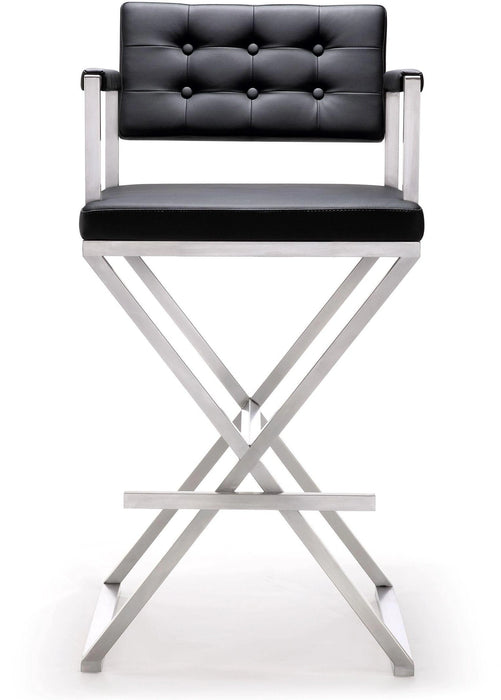 Director Performance Vegan Leather Stool