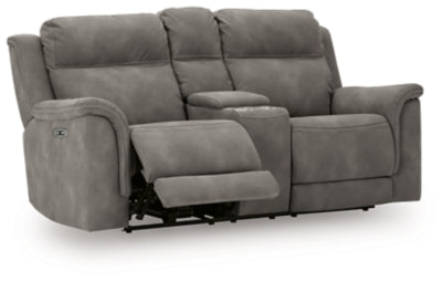Next-Gen DuraPella Power Reclining Loveseat with Console - Home And Beyond